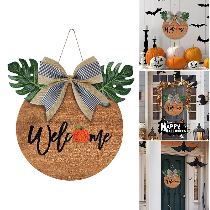 Wooden Halloween Hanging Ornament Creative Pumpkin Witch Door Sign for Home Porch Garden Decoration XR-Hot
Wooden Halloween Hanging Ornament Creative Pumpkin Witch Door Sign for Home Porch Garden Decoration XR-Hot