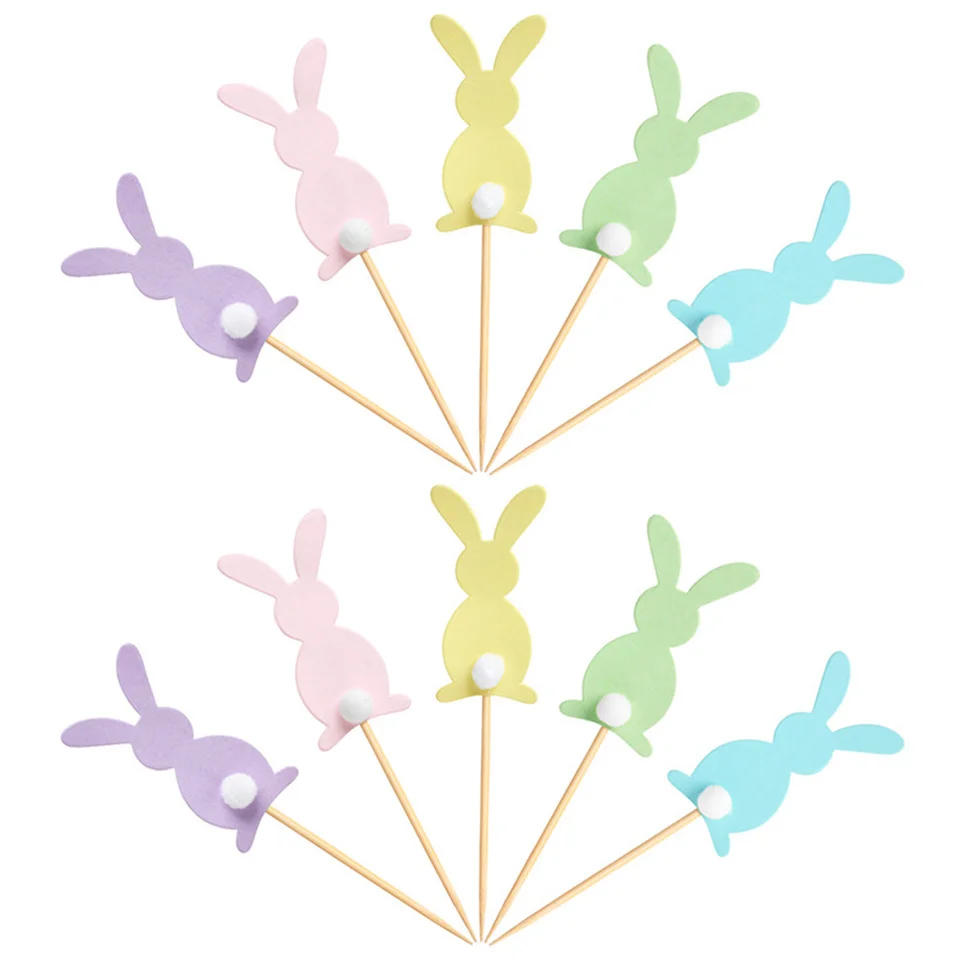 10pcs Rabbit Cake Toppers Easter Rabbit Shape for Kids Boy Girl Happy Birthday Party Supplies DIY Easter Party Decorations
10pcs Rabbit Cake Toppers Easter Rabbit Shape for Kids Boy Girl Happy Birthday Party Supplies DIY Easter Party Decorations