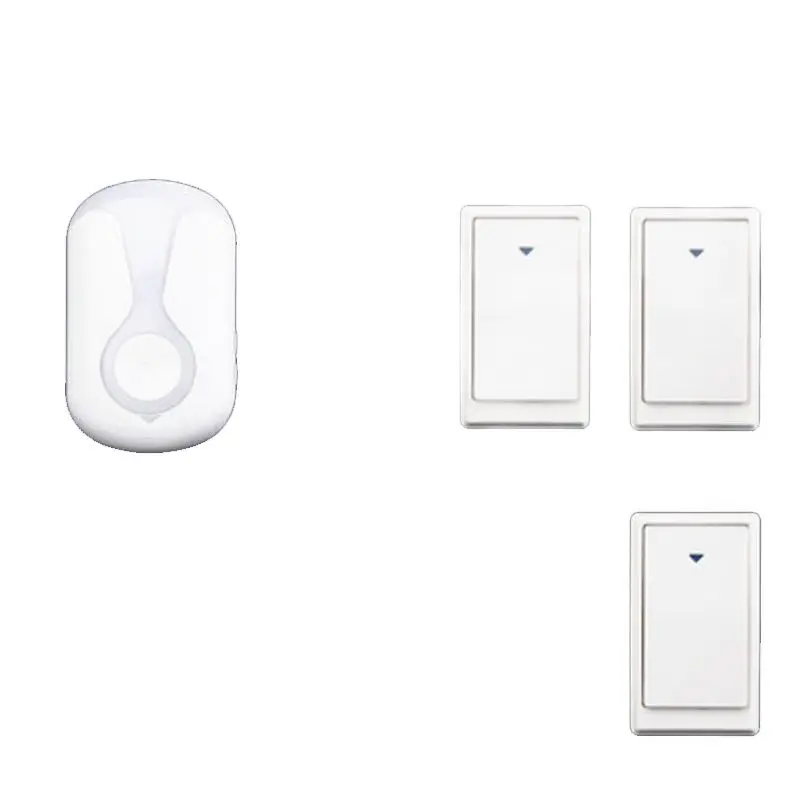 Door Bell Kits 1 Receiver + 3 Push Wireless Ring Emitter Free of Battery Doorbell 200M Work Power By 110-240V
Door Bell Kits 1 Receiver + 3 Push Wireless Ring Emitter Free of Battery Doorbell 200M Work Power By 110-240V