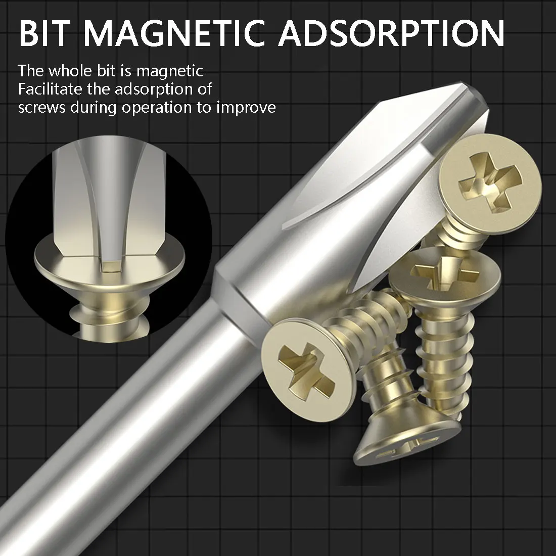 High Torque Cross Screwdriver Bit 8pcs 75/ 100mm Length Impact Phillips Screwdriver Bit S2 Strong Magnetic Screwdriver Bit
High Torque Cross Screwdriver Bit 8pcs 75/ 100mm Length Impact Phillips Screwdriver Bit S2 Strong Magnetic Screwdriver Bit