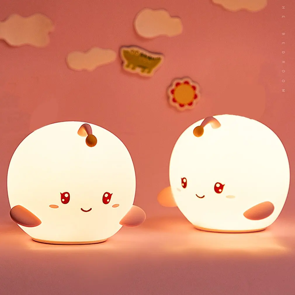 Симпатичная силиконовая RGB Светодиодная лампа для детей с USB-зарядкой и сенсорным датчиком, комнатное декоративное освещение, идеально подх...
Симпатичная силиконовая RGB Светодиодная лампа для детей с USB-зарядкой и сенсорным датчиком, комнатное декоративное освещение, идеально подх...