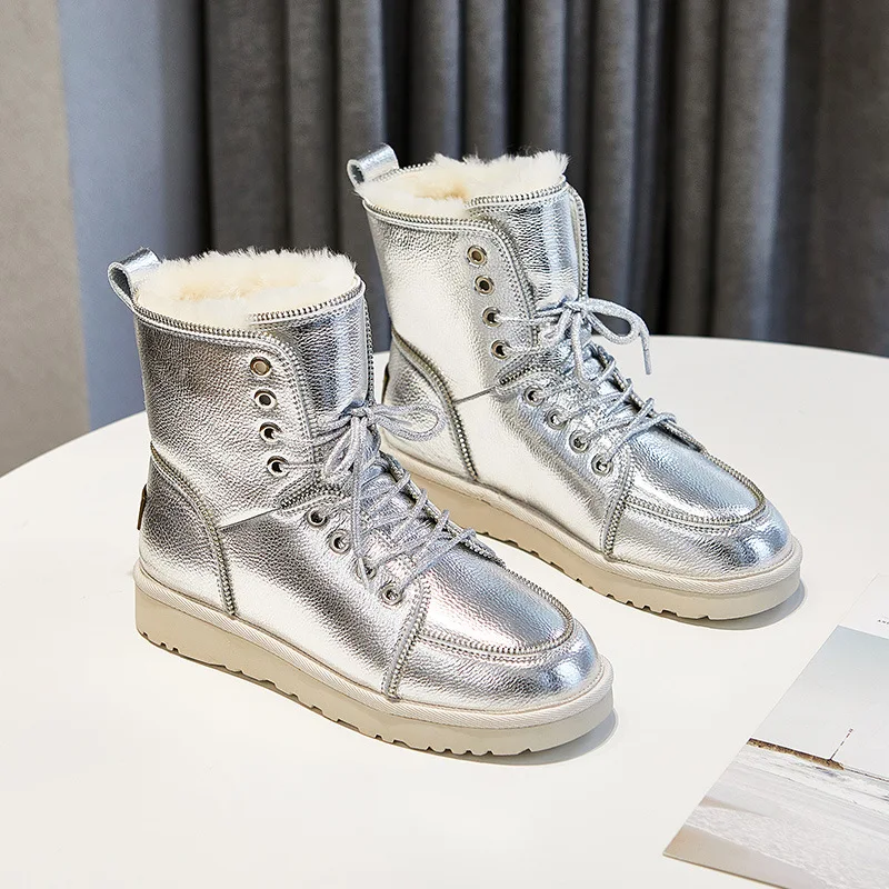 botas mujer 2021 Winter Silver Shoes Women Snow Boots with fur Fashion Brand Ladies Warm footware Anke Boots Cross-tied Boots
botas mujer 2021 Winter Silver Shoes Women Snow Boots with fur Fashion Brand Ladies Warm footware Anke Boots Cross-tied Boots