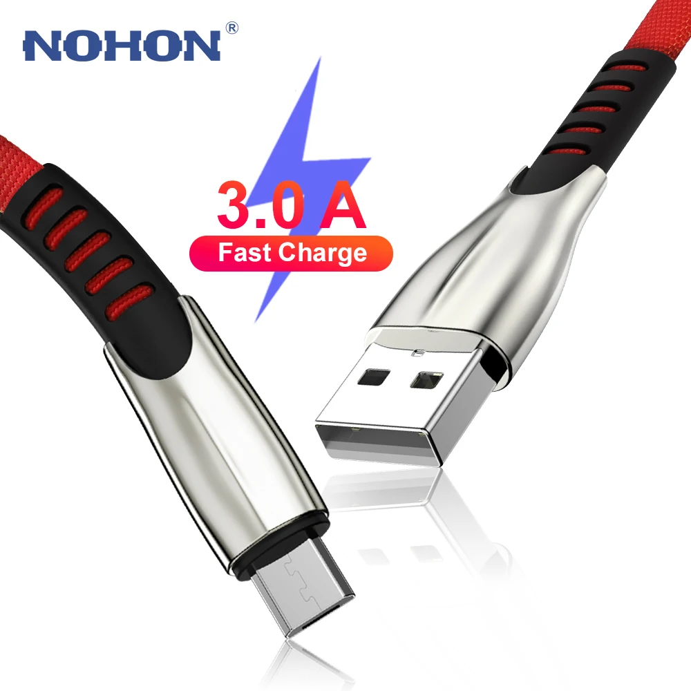 Кабель Micro USB 1 м 2 3 быстрая зарядка для Xiaomi Redmi Note 5 Pro Samsung S7 J5 J7 Huawei мобильный