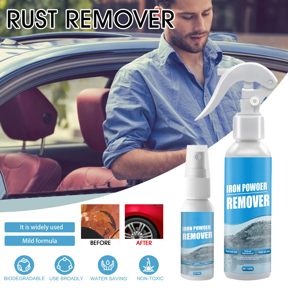 New 30ml 100ml Rust Cleaner Spray Derusting Car Maintenance Household Cleaning Spray Anti-Rust Lubricant Surface Paint Protector
New 30ml 100ml Rust Cleaner Spray Derusting Car Maintenance Household Cleaning Spray Anti-Rust Lubricant Surface Paint Protector