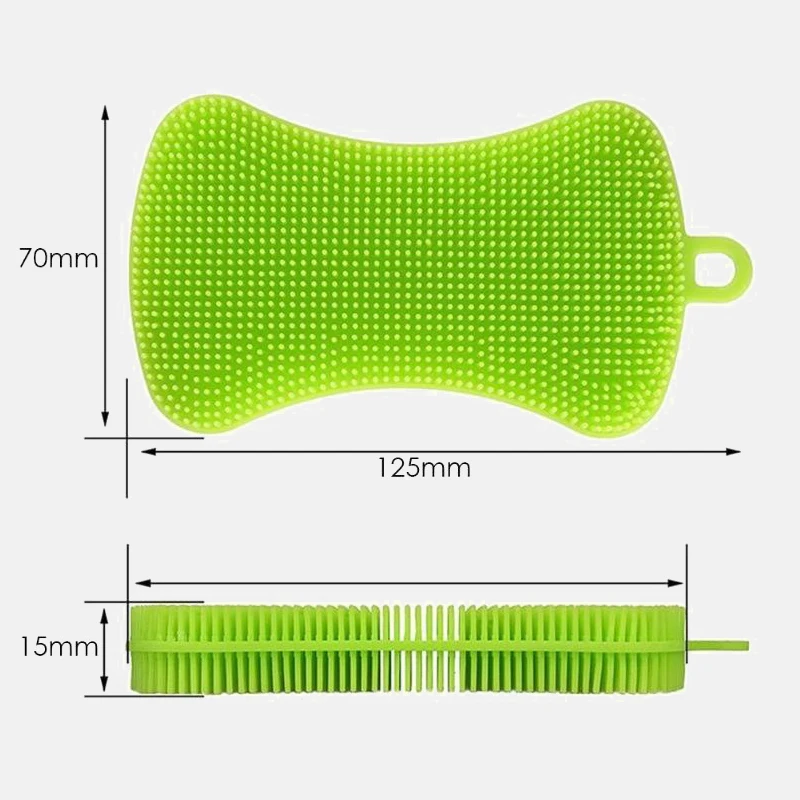 1/3/4pcs Kitchen Cleaning Brush Washing Cleaning Brushes Pot Pan Sponge Scrubber Fruit Vegetable Dish Silicone Dishwashing Brush
1/3/4pcs Kitchen Cleaning Brush Washing Cleaning Brushes Pot Pan Sponge Scrubber Fruit Vegetable Dish Silicone Dishwashing Brush