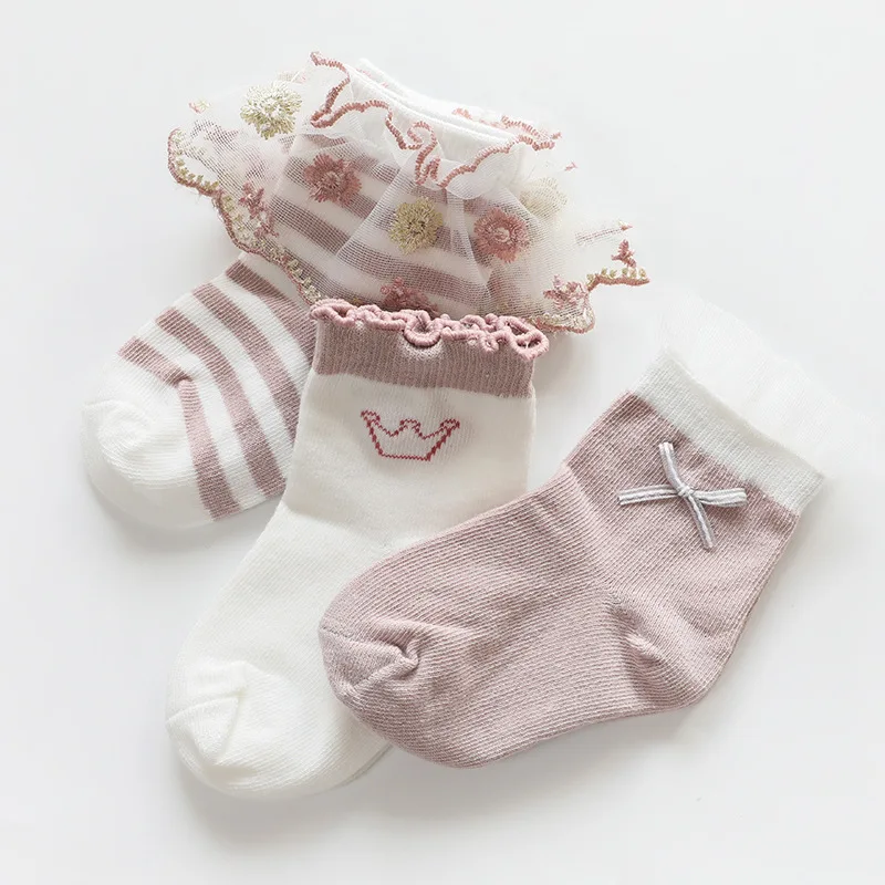 Baby Girl Summer Socks 3 Pairs / Lot Spring Cotton Mesh Lace Candy Color Children Socks 1-6 Year Kids Breathable Socks Non-slip
Baby Girl Summer Socks 3 Pairs / Lot Spring Cotton Mesh Lace Candy Color Children Socks 1-6 Year Kids Breathable Socks Non-slip