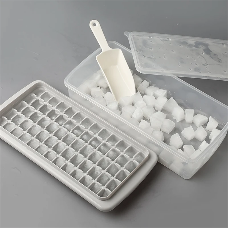 98 Grid Small Ice Cube Mould Box With Lid & Scoop Popsicle Molds Maker Tray Ice Cream DIY Tool Bar Kitchen Accessories
98 Grid Small Ice Cube Mould Box With Lid & Scoop Popsicle Molds Maker Tray Ice Cream DIY Tool Bar Kitchen Accessories