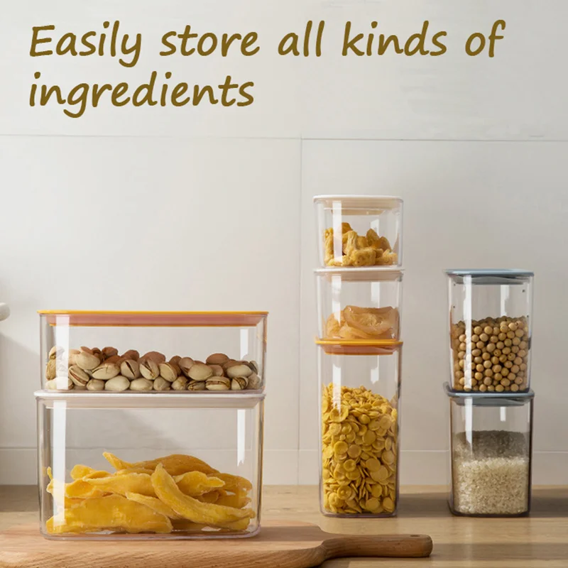 2020new Kitchen Sealed Cans Food Storage Cans With Lid Plastic Sealed Fresh Box Multi-purpose Grain Storage Box
2020new Kitchen Sealed Cans Food Storage Cans With Lid Plastic Sealed Fresh Box Multi-purpose Grain Storage Box