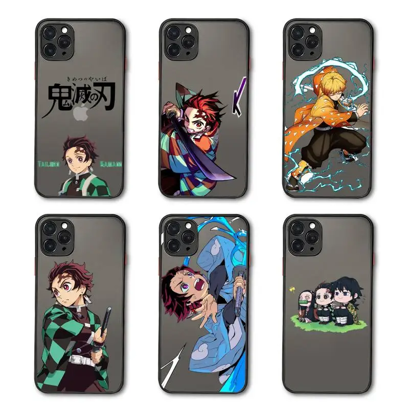 Anime Demon Slayer Phone Case Matte Transparent for iPhone 7 8 11 12 s mini pro X XS XR MAX Plus Clear mobile bag
Anime Demon Slayer Phone Case Matte Transparent for iPhone 7 8 11 12 s mini pro X XS XR MAX Plus Clear mobile bag