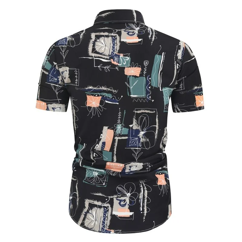 Men Clothing 2021 Summer New Men's Short-sleeved Shirt Men's European American Style Fashion Casual Lapel Slim Printed Shirt
Men Clothing 2021 Summer New Men's Short-sleeved Shirt Men's European American Style Fashion Casual Lapel Slim Printed Shirt