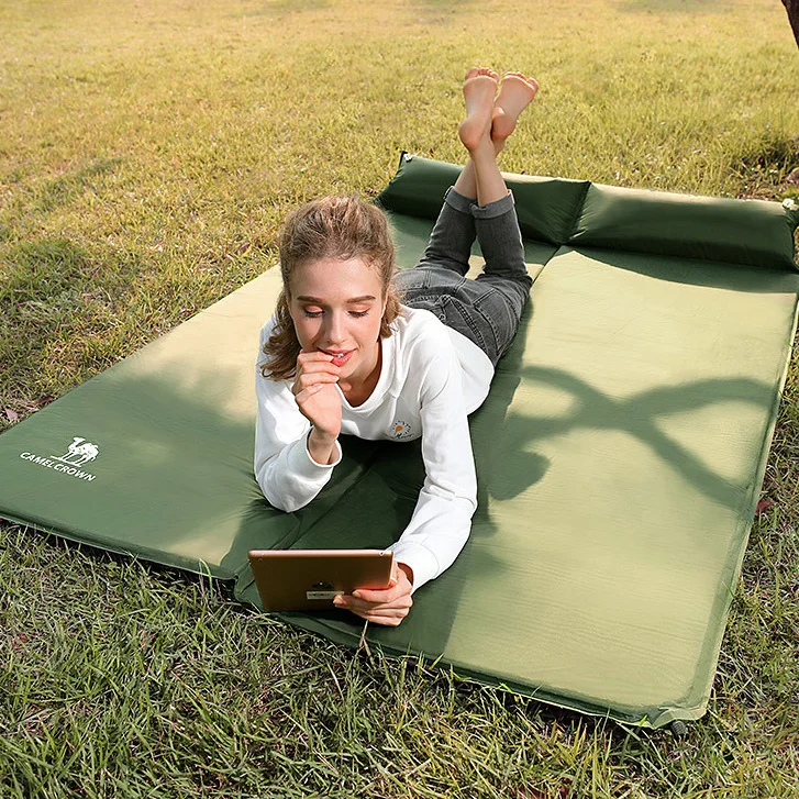 Ultralight Inflatable Camping Mat Moisture Proof Thick Portable Large Camping Mat Beach Outdoor Acampada Hiking Supplies DG50DZ 
Ultralight Inflatable Camping Mat Moisture Proof Thick Portable Large Camping Mat Beach Outdoor Acampada Hiking Supplies DG50DZ
