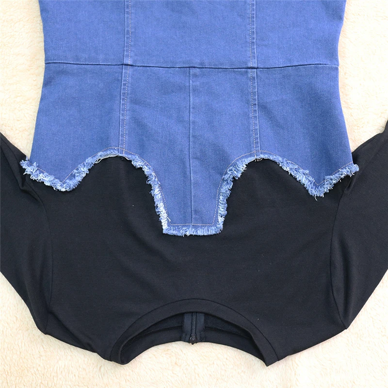 Spring Outfits Dresses for Women Long Sleeve Sweet Mini Dress Bodycon High Waist Patchwork Denim Dress Wholesale Dropshipping
Spring Outfits Dresses for Women Long Sleeve Sweet Mini Dress Bodycon High Waist Patchwork Denim Dress Wholesale Dropshipping