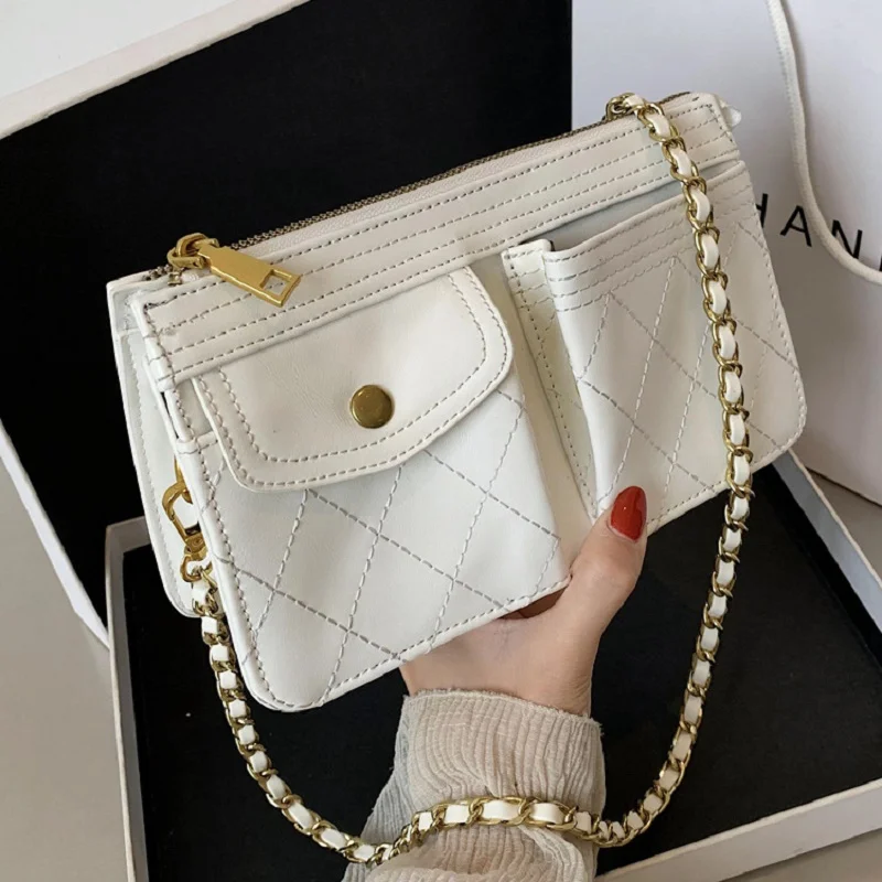 S.IKRR Diamond Lattice PU Leather Crossbody Bags For Women 2020 Luxury Chain Shoulder Messenger Bag Female Bucket Handbags
S.IKRR Diamond Lattice PU Leather Crossbody Bags For Women 2020 Luxury Chain Shoulder Messenger Bag Female Bucket Handbags