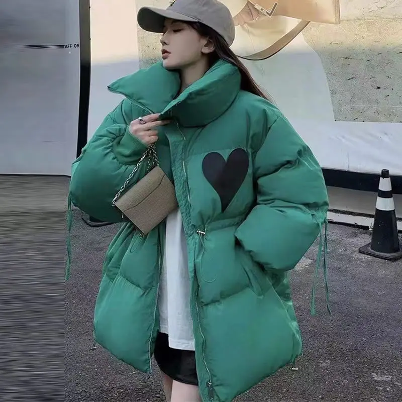 2021 new women's winter jacket fashion 90% white duck down love pattern printing padded stand collar women's down jacket
2021 new women's winter jacket fashion 90% white duck down love pattern printing padded stand collar women's down jacket