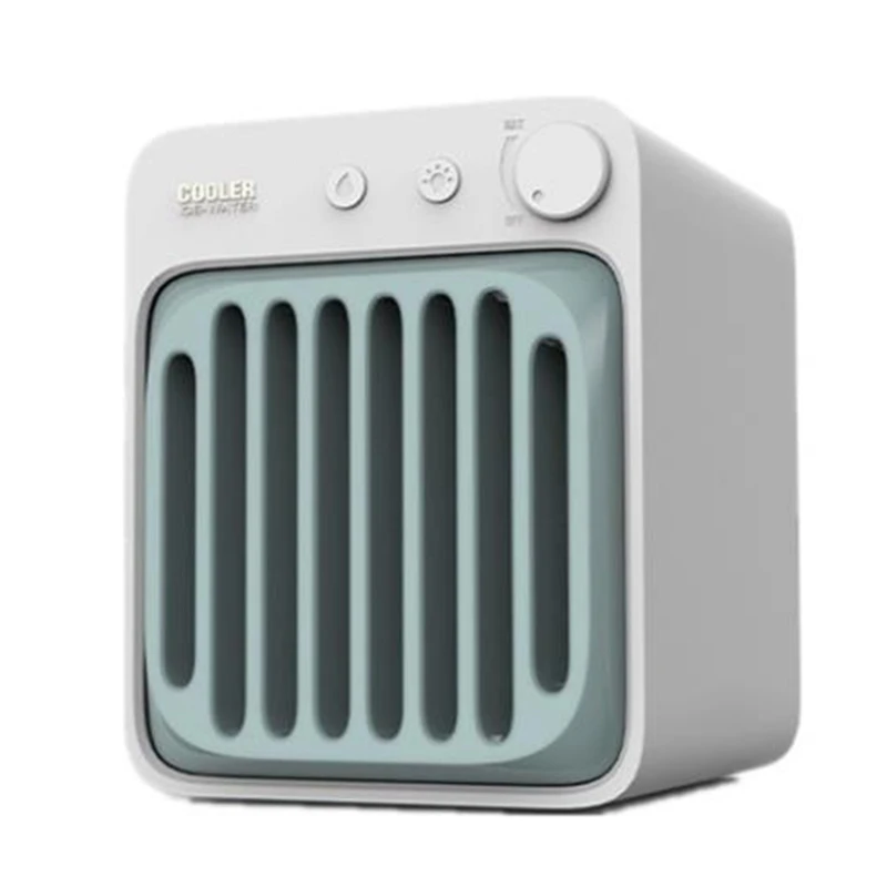 Portable Humidifying Spray Fan Air Cooler Fan Air Conditioner Desktop Purifier for Bedroom,White+Green
Portable Humidifying Spray Fan Air Cooler Fan Air Conditioner Desktop Purifier for Bedroom,White+Green