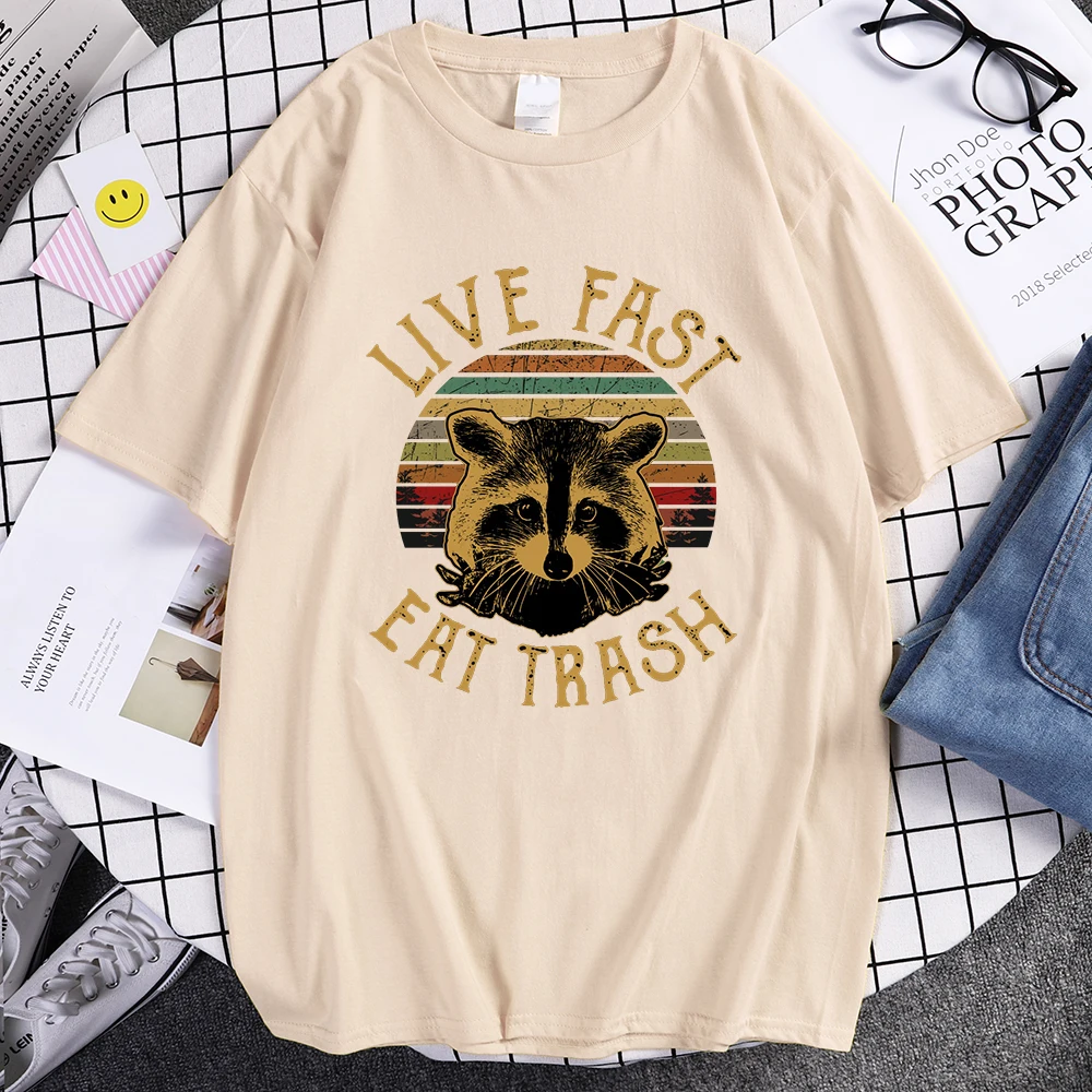 Live Fast Eat Trash Prints Men'S T-Shirts Fashion High Quality T-Shirt Simplicity Casual Tshirt Cool Crewneck Men Short Sleeve
Live Fast Eat Trash Prints Men'S T-Shirts Fashion High Quality T-Shirt Simplicity Casual Tshirt Cool Crewneck Men Short Sleeve