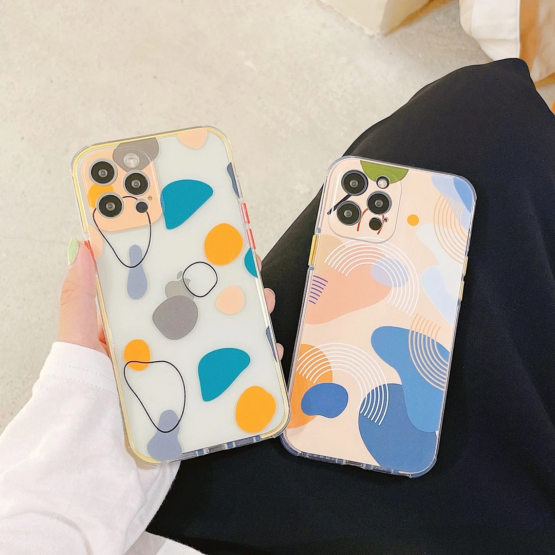 Color block graffiti pattern case for iPhone 11 11Promax 12 12Promax XSMAX XR X XS 7 8PLUS transparent soft shell
Color block graffiti pattern case for iPhone 11 11Promax 12 12Promax XSMAX XR X XS 7 8PLUS transparent soft shell