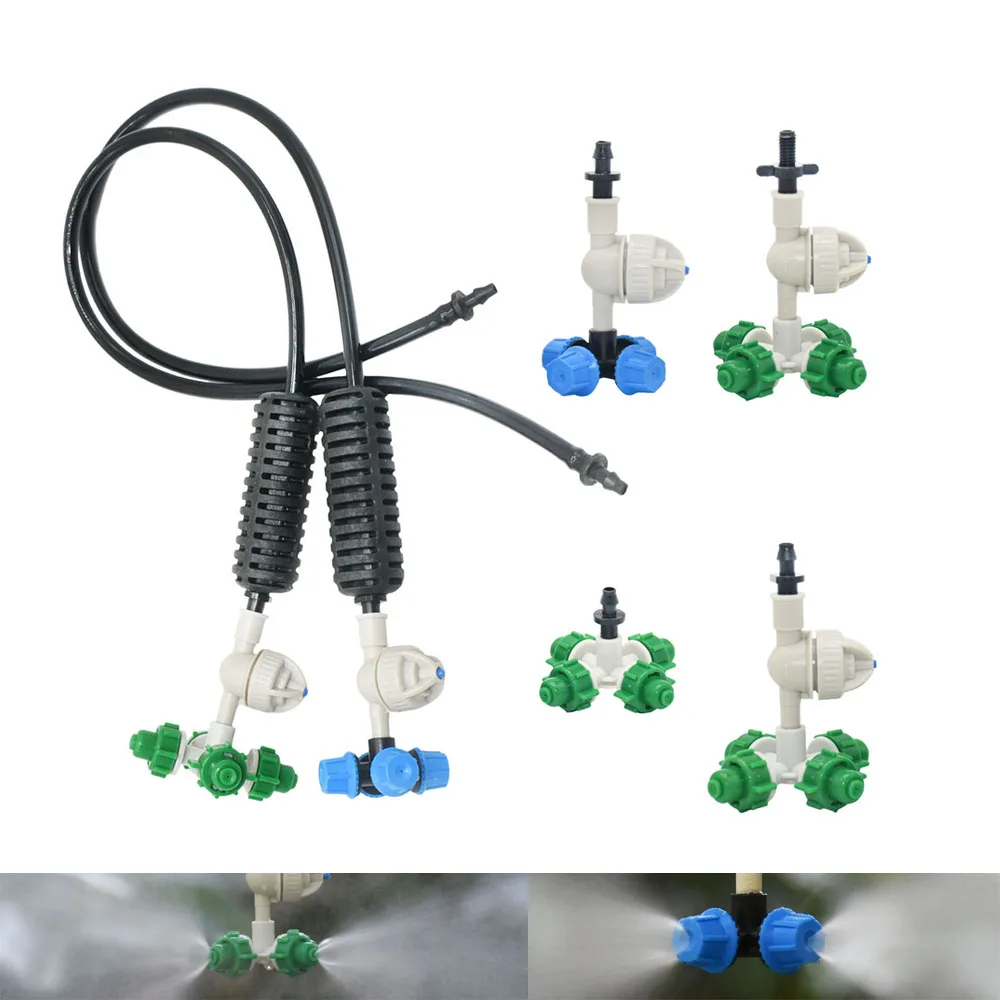 Drip Irrigation Cross Misting Sprinkler Hanging Anti Drip Mist Nozzle ForGarden Cooling Watering Irrigation Lawn Greenhous
Drip Irrigation Cross Misting Sprinkler Hanging Anti Drip Mist Nozzle ForGarden Cooling Watering Irrigation Lawn Greenhous