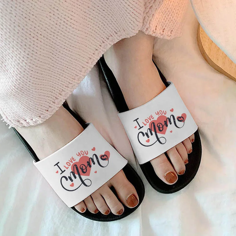 Non-slip Women Shoes Summer Slippers MOM Print Beach Slides Outdoor Sandals Thick Bottom Flip Flops Bathroom Ladies Shoes
Non-slip Women Shoes Summer Slippers MOM Print Beach Slides Outdoor Sandals Thick Bottom Flip Flops Bathroom Ladies Shoes