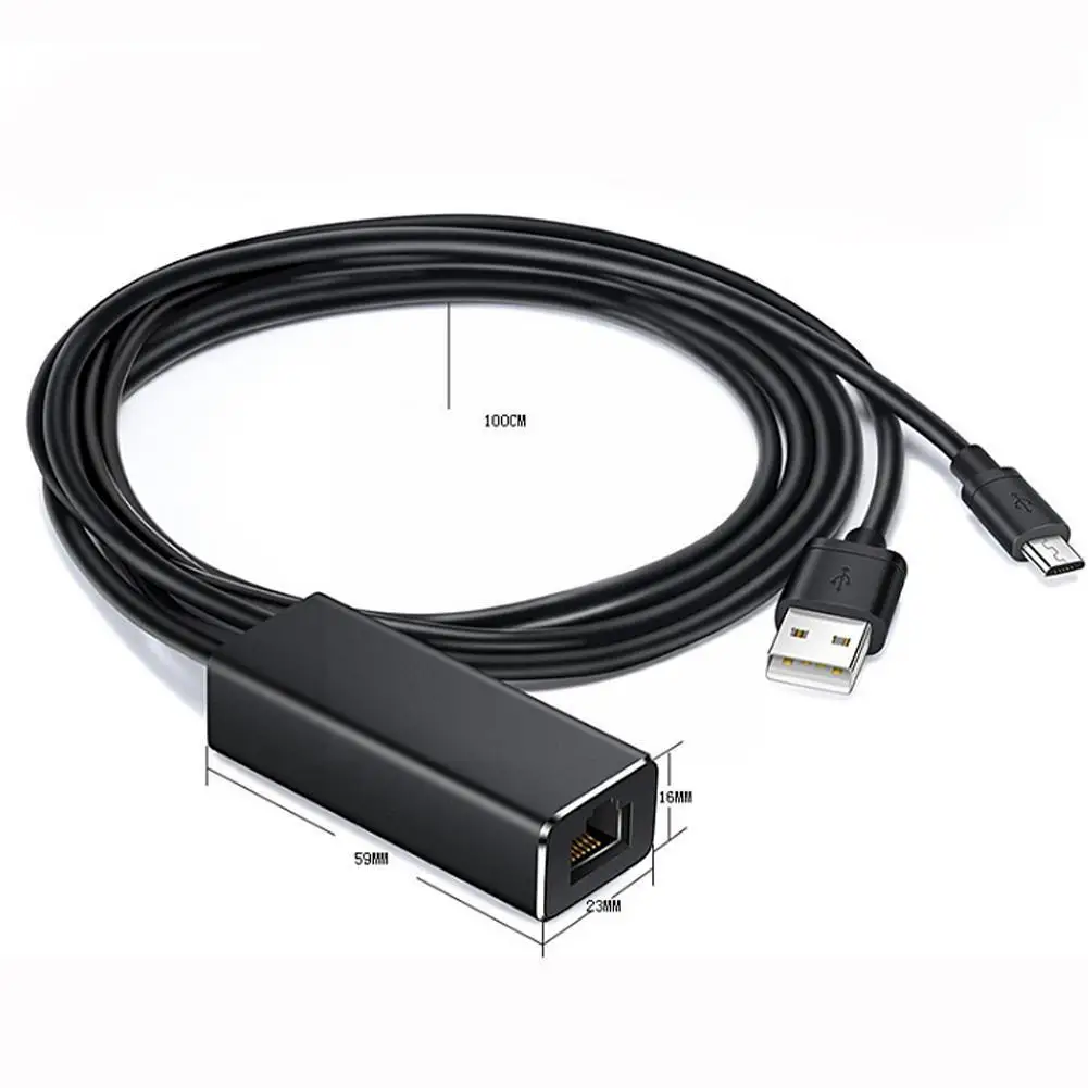 Ethernet Adapter For Usb 2.0 To Rj45 For Home 2 1 Ultra Audio Fire Tv Stick Micro Usb Network H2f6
Ethernet Adapter For Usb 2.0 To Rj45 For Home 2 1 Ultra Audio Fire Tv Stick Micro Usb Network H2f6