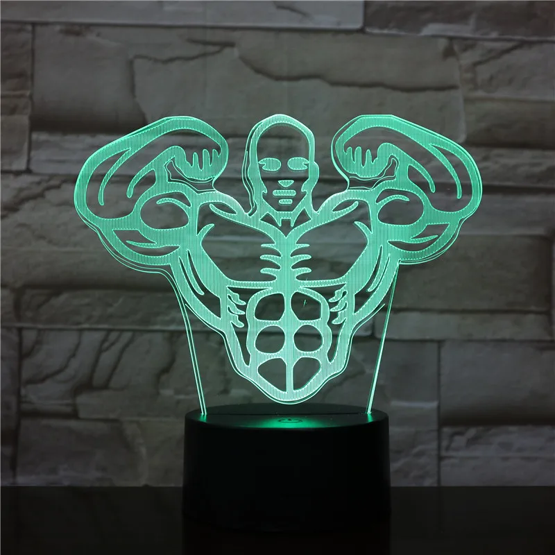 Novelly Physical Sport 3D Lamp Touch Sensor Bodybuilder Led Night Light Lamp Kids LED lamparas Home Bedroom Bedside Decor
Novelly Physical Sport 3D Lamp Touch Sensor Bodybuilder Led Night Light Lamp Kids LED lamparas Home Bedroom Bedside Decor