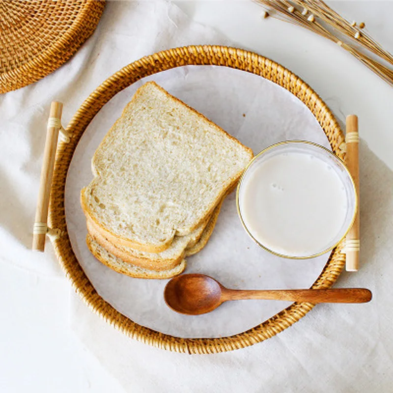 Rattan Bread Basket Fruit Snack Vegetable Tray with Handle Round Woven Storage Baskets for Serving Dinner Party Coffee Breakfast
Rattan Bread Basket Fruit Snack Vegetable Tray with Handle Round Woven Storage Baskets for Serving Dinner Party Coffee Breakfast