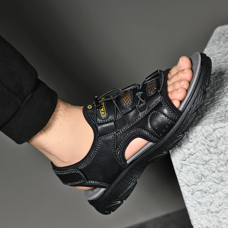 Big Size Men Leather Sandals Summer Classic Men Shoes Slippers Soft Sandals Men Roman Comfortable Outdoor Walking Footwear
Big Size Men Leather Sandals Summer Classic Men Shoes Slippers Soft Sandals Men Roman Comfortable Outdoor Walking Footwear