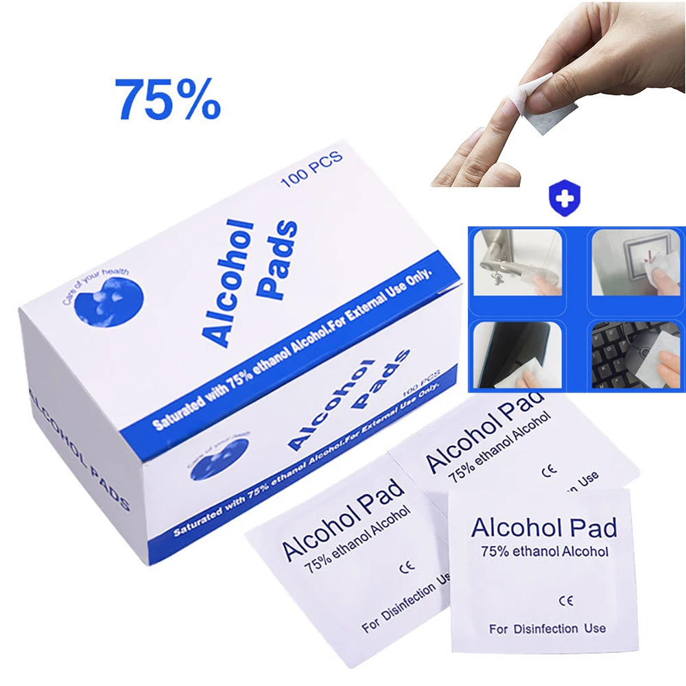 Alcohol Tablets Sterilization Disinfection 50/100pcs Portable First Aid Household Skin Cleanser Professional Alcohol Swab Pad
Alcohol Tablets Sterilization Disinfection 50/100pcs Portable First Aid Household Skin Cleanser Professional Alcohol Swab Pad