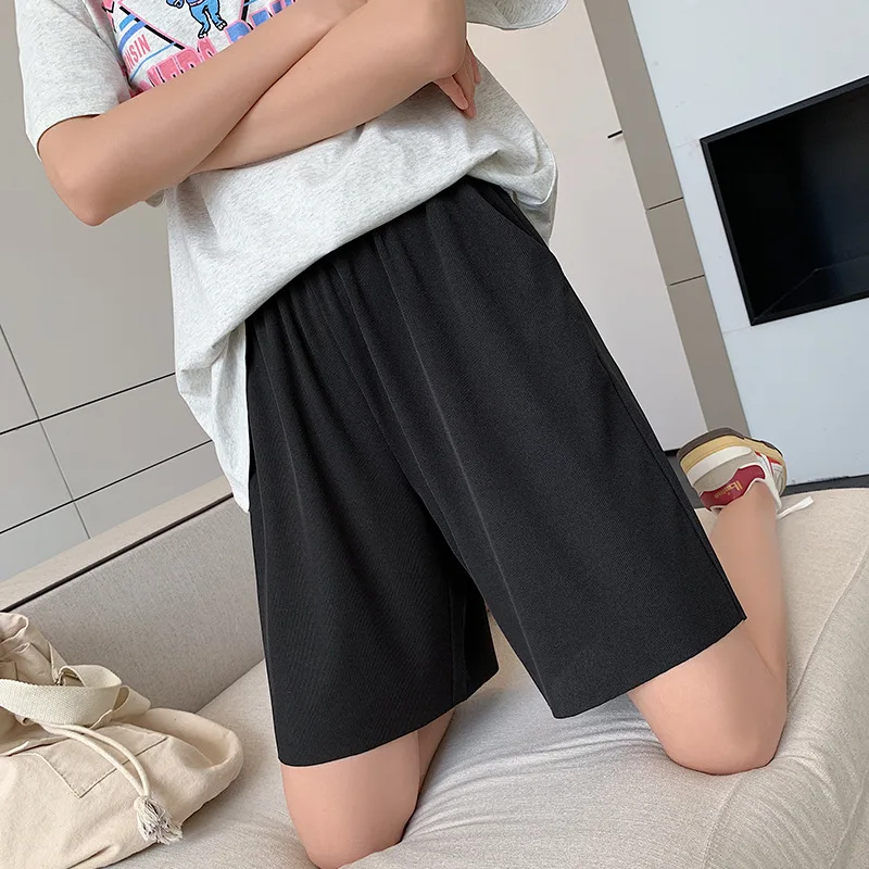 Donsignet Ice Fabric Women's Shorts Summer Thin High-waisted Thin Outer Wear Loose Straight-leg Pants Wide-leg Five-point Pants
Donsignet Ice Fabric Women's Shorts Summer Thin High-waisted Thin Outer Wear Loose Straight-leg Pants Wide-leg Five-point Pants