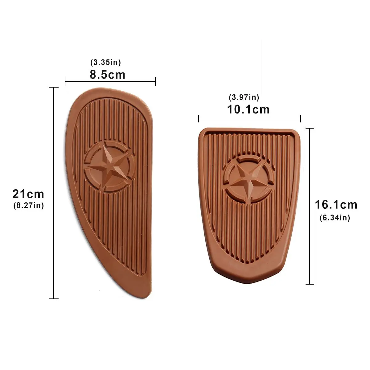 3Pcs Retro Motorcycle Cafe Racer Gas Fuel Tank Rubber Sticker Protector Side Tank Knee Grip Pad Star Grip Decal
3Pcs Retro Motorcycle Cafe Racer Gas Fuel Tank Rubber Sticker Protector Side Tank Knee Grip Pad Star Grip Decal