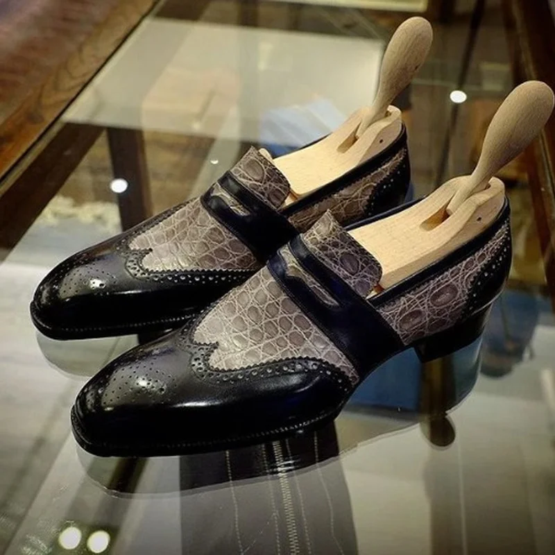 Men's Shoes Fashion Handmade Pu Leather Classic Slip-on Shoes Low Heel Stylish Casual Loafers Shoes Zapatos Para Hombre
Men's Shoes Fashion Handmade Pu Leather Classic Slip-on Shoes Low Heel Stylish Casual Loafers Shoes Zapatos Para Hombre