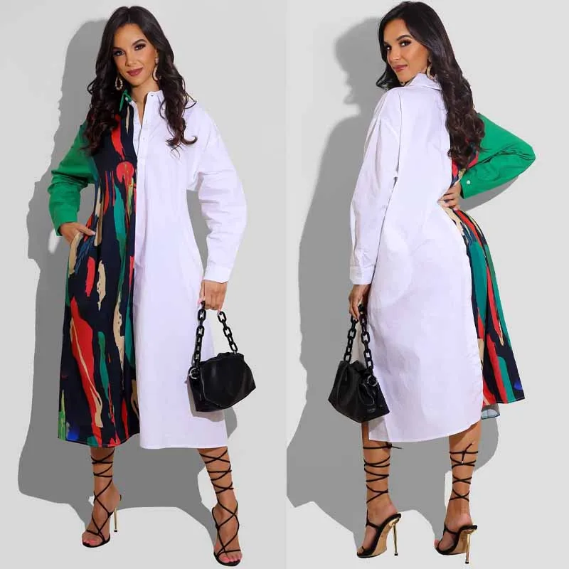 Dashiki Print Dresses For Women Vetment Femme 2021 African Design Midi Falbala Shirt Dress Hippie Outfits Djellaba Vestidos
Dashiki Print Dresses For Women Vetment Femme 2021 African Design Midi Falbala Shirt Dress Hippie Outfits Djellaba Vestidos