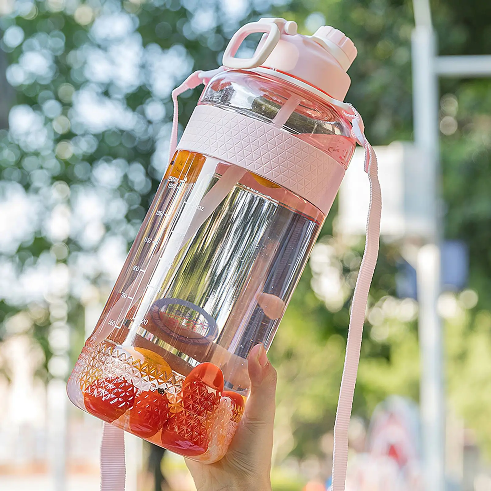 2000mlSports Water Bottle Large Capacity Fitness Outdoor Eco-Friendly Plastic Portable Shaker Water Bottle BPA
2000mlSports Water Bottle Large Capacity Fitness Outdoor Eco-Friendly Plastic Portable Shaker Water Bottle BPA