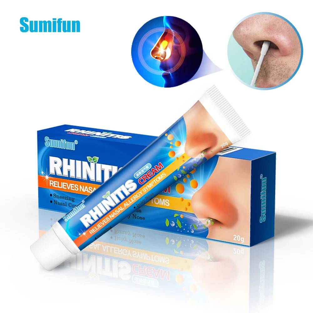 Sumifun 1pcs Rhinitis Sinusitis Cream Nasal Ointment Antibacterial Relieve Itching Sneezing Nasal Congestion Antipruritic Cream
Sumifun 1pcs Rhinitis Sinusitis Cream Nasal Ointment Antibacterial Relieve Itching Sneezing Nasal Congestion Antipruritic Cream