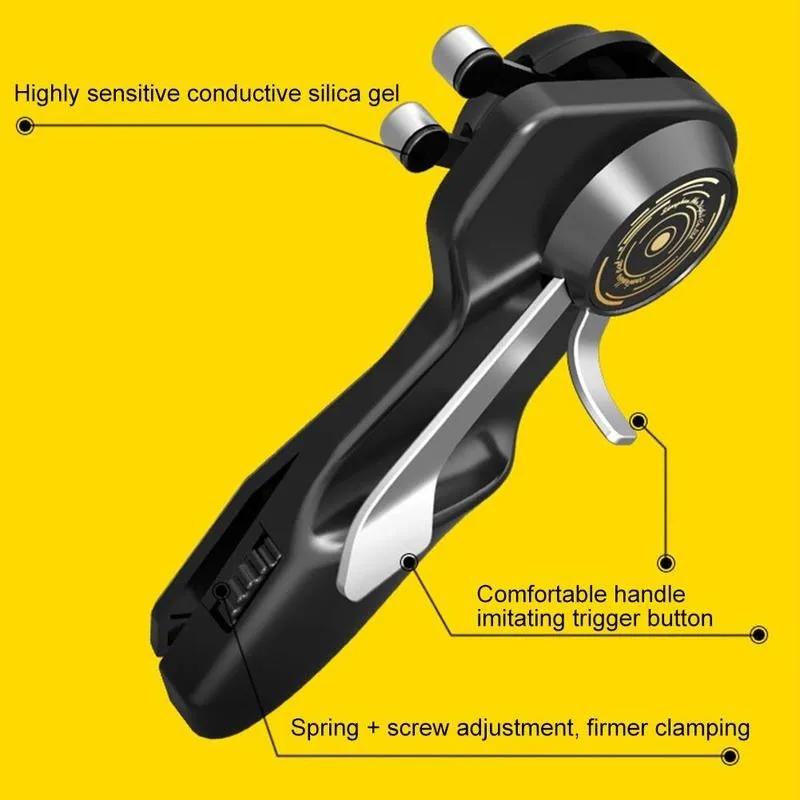1 Pair Mobile Phone Game Controller For Ipad Tablet L1r1 Aim Non-slip Game Button Joystick Trigger Gamepad Handle Shooter E0O3 
1 Pair Mobile Phone Game Controller For Ipad Tablet L1r1 Aim Non-slip Game Button Joystick Trigger Gamepad Handle Shooter E0O3