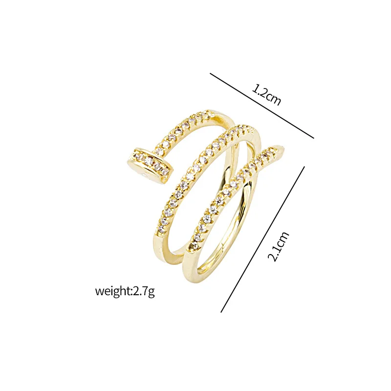 Rings for women fashionable multi-layer winding cross micro-inlaid zircon female ring design feeling niche cold wind ring
Rings for women fashionable multi-layer winding cross micro-inlaid zircon female ring design feeling niche cold wind ring