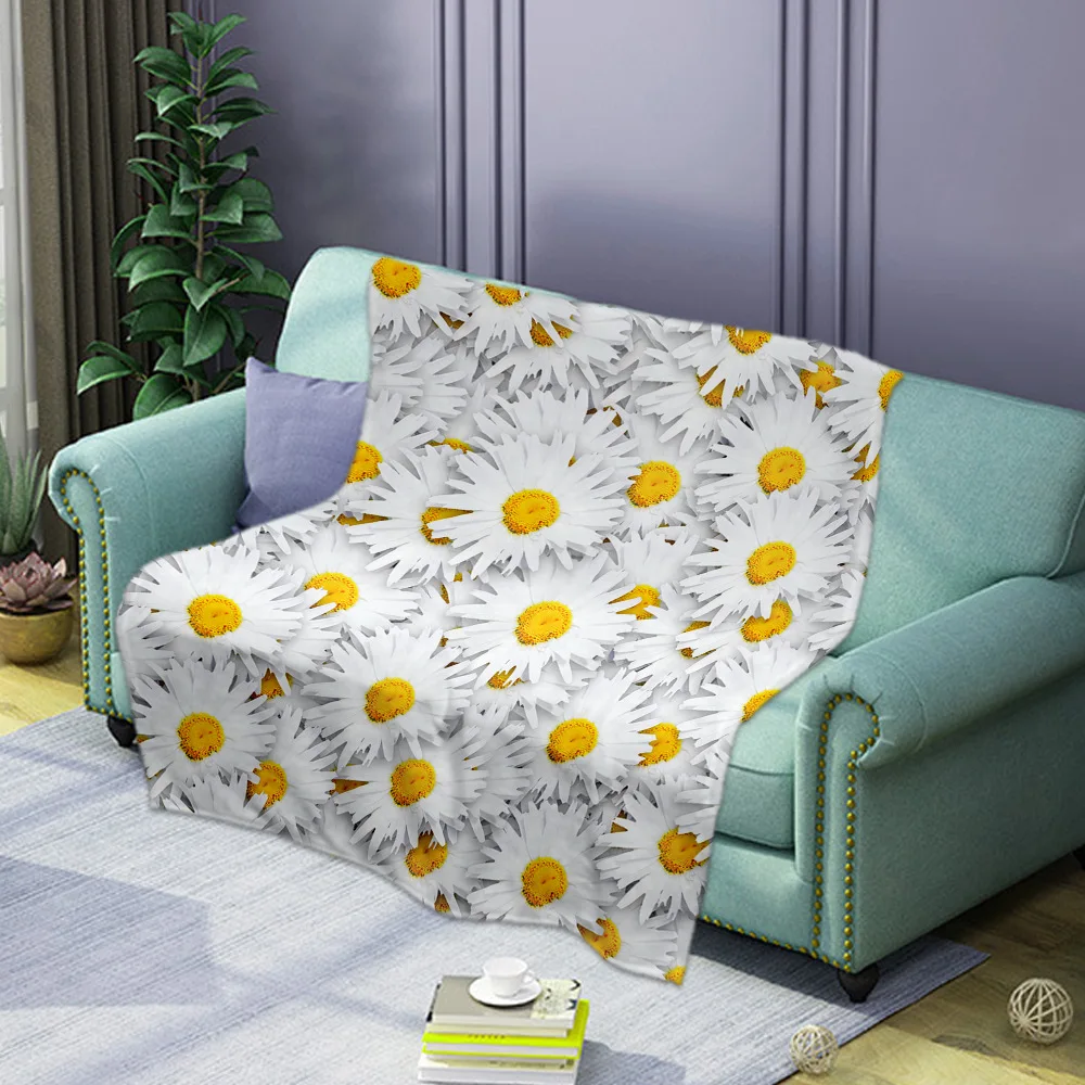 Summer Flower Daisy Plant Digital Print Pattern Soft And Comfortable Four Season General Flannel Print Sleeping Blanket
Summer Flower Daisy Plant Digital Print Pattern Soft And Comfortable Four Season General Flannel Print Sleeping Blanket