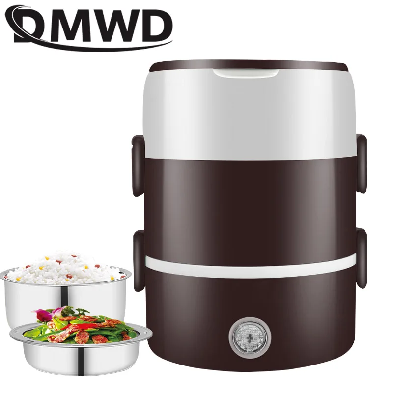 3 Layers Mini Electric Rice Cooker Stainless Steel Liner Steamer Portable Meal Thermal Heating Lunch Box Food Container Warmer
3 Layers Mini Electric Rice Cooker Stainless Steel Liner Steamer Portable Meal Thermal Heating Lunch Box Food Container Warmer