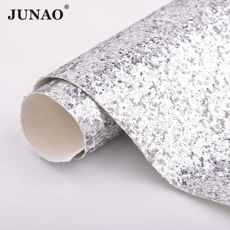 JUNAO 20*34cm Glitter Silver Chunky Sequins Leather Fabric Faux Synthetic Leather Sheets for DIY Hairbow Bags Shoes Decoration
JUNAO 20*34cm Glitter Silver Chunky Sequins Leather Fabric Faux Synthetic Leather Sheets for DIY Hairbow Bags Shoes Decoration