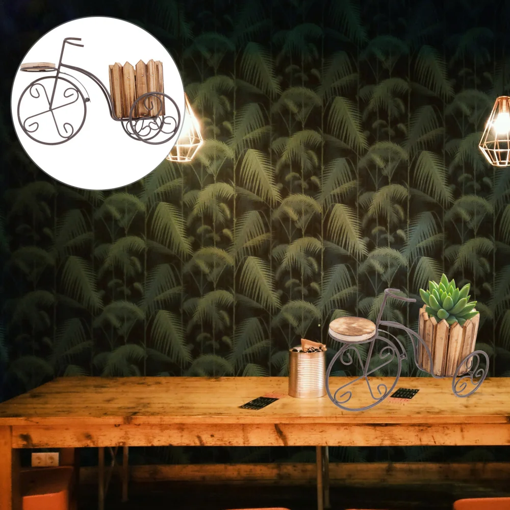 Iron Bike Plant Stand Rustic Style Flower Pot Cart Holder Desktop Decoration
Iron Bike Plant Stand Rustic Style Flower Pot Cart Holder Desktop Decoration