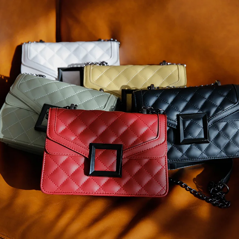 Female Lattice Pu Leather Crossbody Bags For Women 2020 Chain Shoulder Messenger Bag Ladies Hand Sling Luxury Handbags Designer
Female Lattice Pu Leather Crossbody Bags For Women 2020 Chain Shoulder Messenger Bag Ladies Hand Sling Luxury Handbags Designer