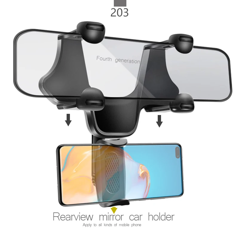 Universal 360° Car Rearview Mirror Mount Stand Holder Cradle For Cell Phone GPS Car Rear View Mirror Holder
Universal 360° Car Rearview Mirror Mount Stand Holder Cradle For Cell Phone GPS Car Rear View Mirror Holder