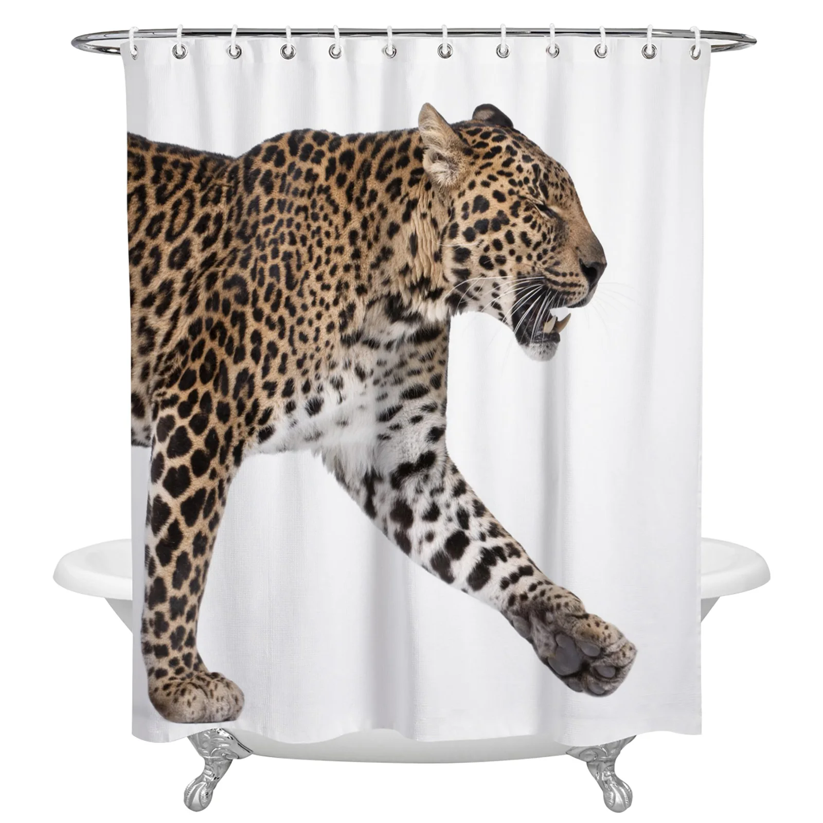 Animal Leopard Shower Curtain Home Bath Decorative Waterproof Polyester Fabric Bathroom Curtain
Animal Leopard Shower Curtain Home Bath Decorative Waterproof Polyester Fabric Bathroom Curtain