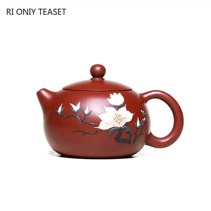 190ml Chinese Yixing Xishi Purple Clay Tea Pot Raw Ore Dahongpao Teapots Handmade Filter Kettle Zisha Teaware Collection Gifts
190ml Chinese Yixing Xishi Purple Clay Tea Pot Raw Ore Dahongpao Teapots Handmade Filter Kettle Zisha Teaware Collection Gifts
