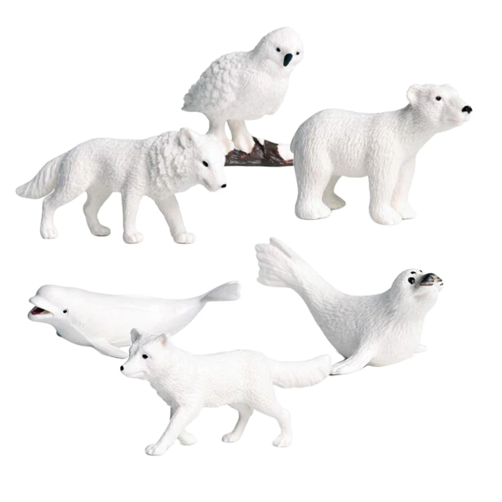 Miniatures Polar Animal Model Figurines Polar Bear DIY Craft Dollhouse
Miniatures Polar Animal Model Figurines Polar Bear DIY Craft Dollhouse