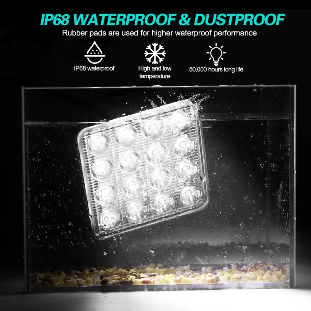 Tripcraft 4inch 4in 4 48W LED Work Light Offroad Car 4WD Truck Tractor Boat Trailer 4x4 SUV ATV 12V 24V FLOOD LED Light Bar
Tripcraft 4inch 4in 4 48W LED Work Light Offroad Car 4WD Truck Tractor Boat Trailer 4x4 SUV ATV 12V 24V FLOOD LED Light Bar