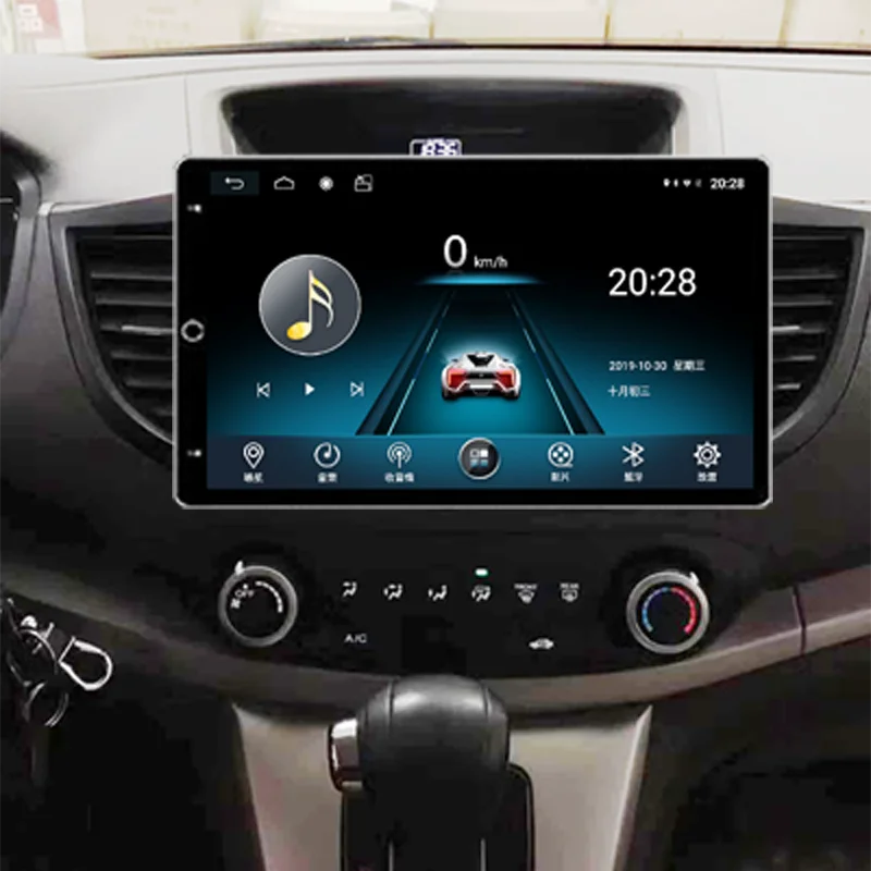 Электрический вращающийся большой экран Android 9 0 мультимедиа для Honda CRV 2012 2013 GPS