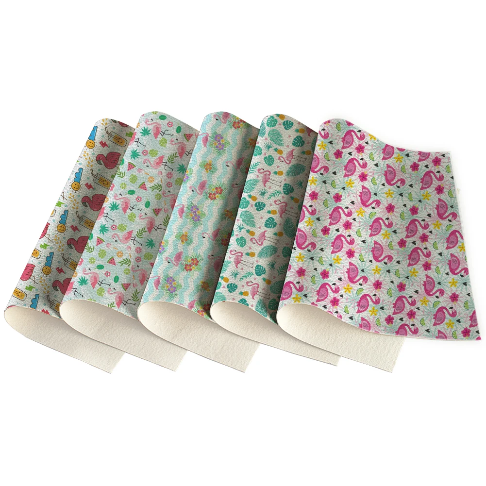 Artificial Leather Animal Flamingo Cartoon Lychee Printed For Party Decoration DIY Hair Bow Leather Materials 30X136CM
Artificial Leather Animal Flamingo Cartoon Lychee Printed For Party Decoration DIY Hair Bow Leather Materials 30X136CM