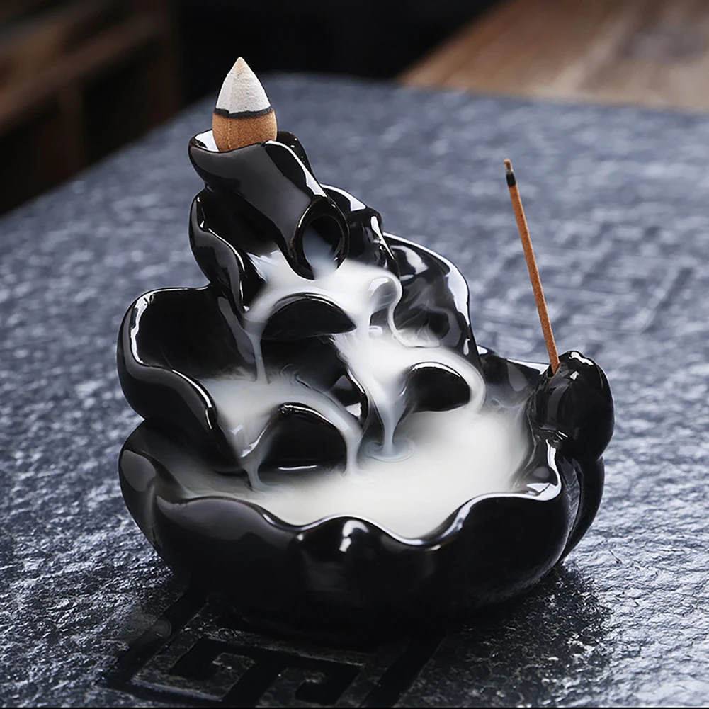 Hot Creative Tower Incense Ceramic Burner Fragrance Holder Backflow Censer Creative Aromatherapy Smoke Reflux Incense burner
Hot Creative Tower Incense Ceramic Burner Fragrance Holder Backflow Censer Creative Aromatherapy Smoke Reflux Incense burner
