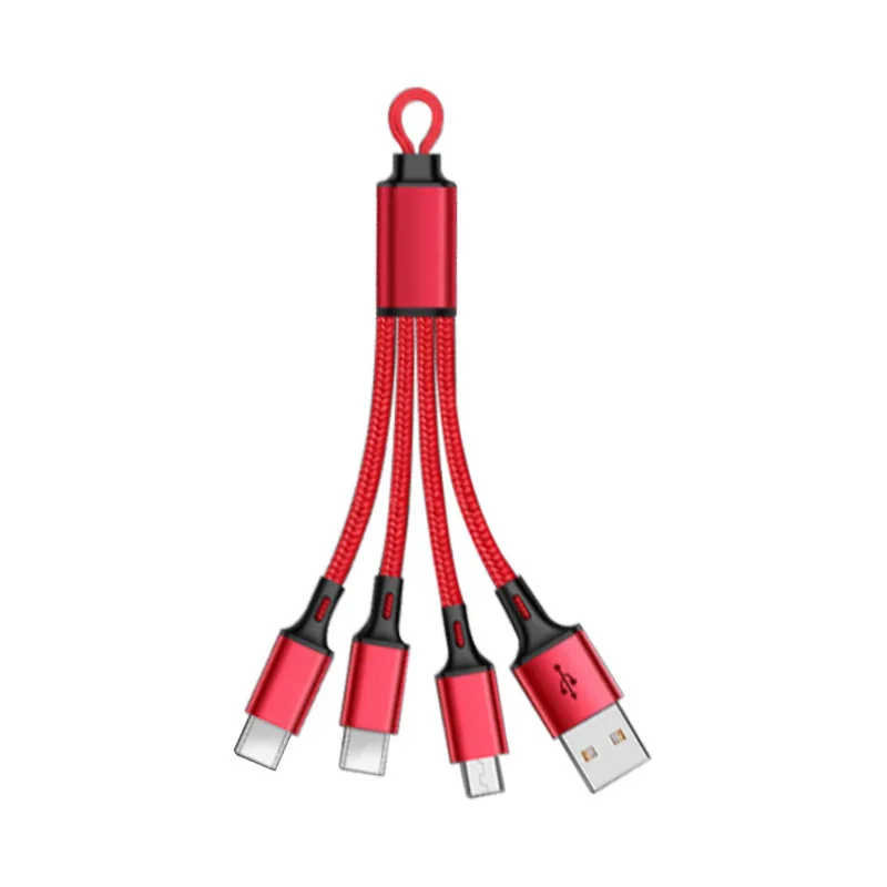 For iPhone Android Samsung Xiaomi 3 In 1 Keychain Fast Charging Cable Micro USB/Type C/8 Pin Braided Rope Data Line Accessories
For iPhone Android Samsung Xiaomi 3 In 1 Keychain Fast Charging Cable Micro USB/Type C/8 Pin Braided Rope Data Line Accessories